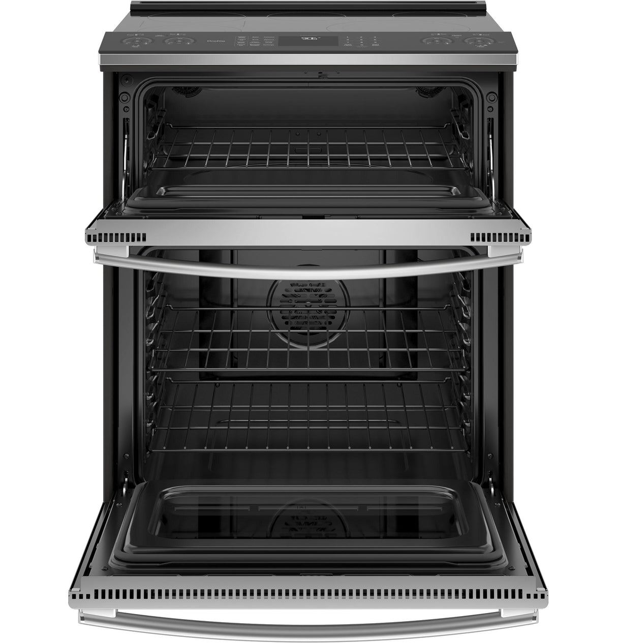 GE Profile™ 30" Smart Slide-In Electric Double Oven Convection Range