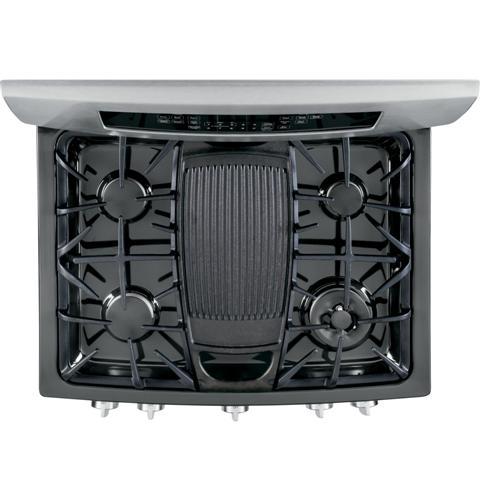 GE Profile™ Series 30" Dual-Fuel Free-Standing Range with Warming Drawer