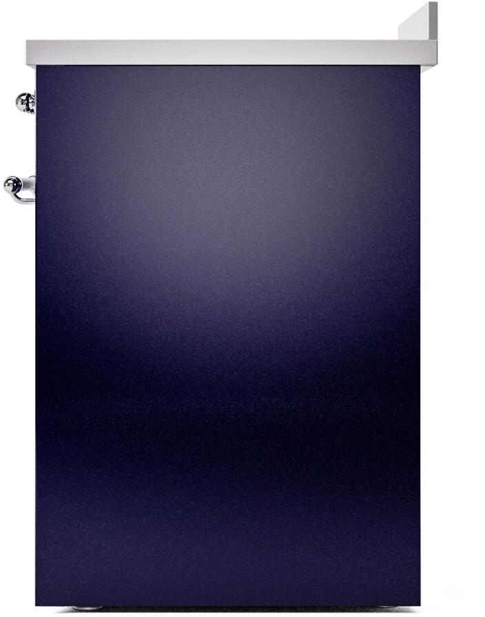 Nostalgie II 30 Inch Electric Freestanding Range in Blue with Chrome Trim