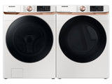 7.5 cu. ft. Smart Electric Dryer with Steam Sanitize+ and Sensor Dry in Ivory