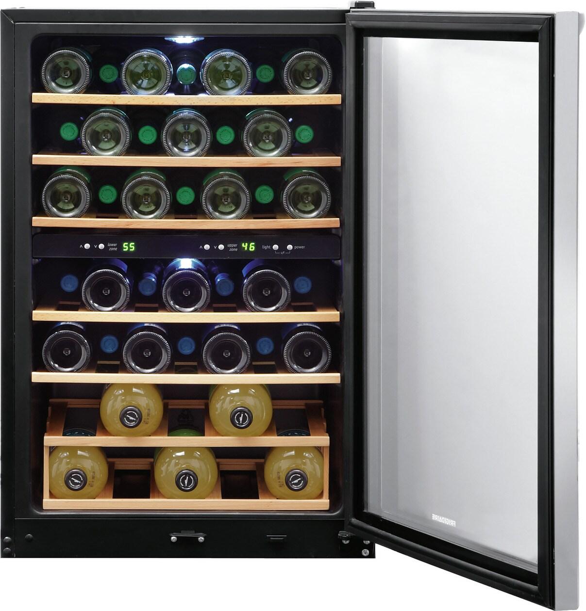 45 Bottle Two-Zone Wine Cooler