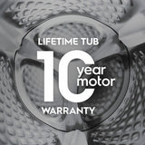 Laundry Tower Single Unit Front Load 4.4 Cu. Ft. Washer & 8 Cu. Ft. Gas Dryer