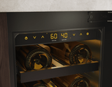 Presrv Wine Cooler, 24in UC, Panel Ready, French Door
