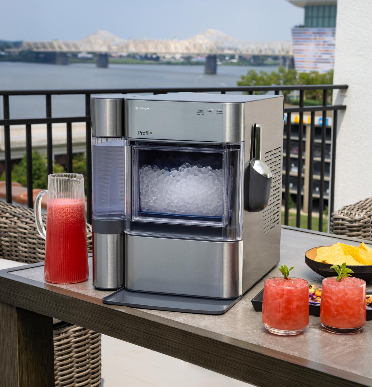 GE Profile™ Opal™ 2.0 Ultra Nugget Ice Maker with Side Tank and Scale Inhibiting Filter