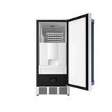 15 Inch Undercounter Built-in/freestanding Ice Maker In Stainless Steel/blue  Gordon Ramsay Series