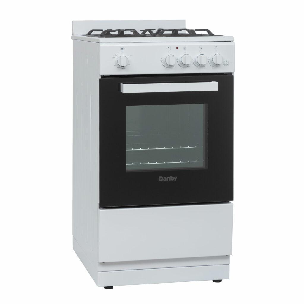 Danby 20" Wide Gas Range in White