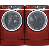 GE® 8.3 cu. ft. Capacity RightHeight™ Front Load Electric ENERGY STAR® Dryer with Steam