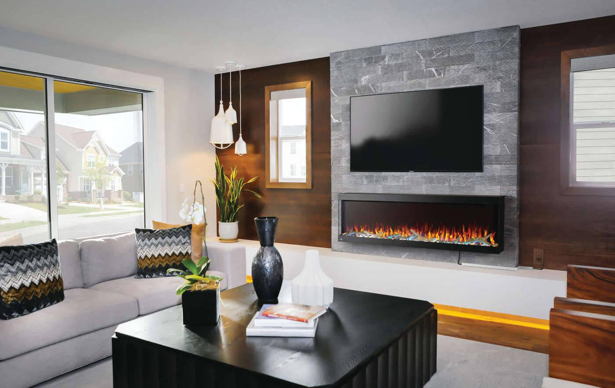 Trivista? Pictura 60 Three-Sided Wall Hanging Electric Fireplace