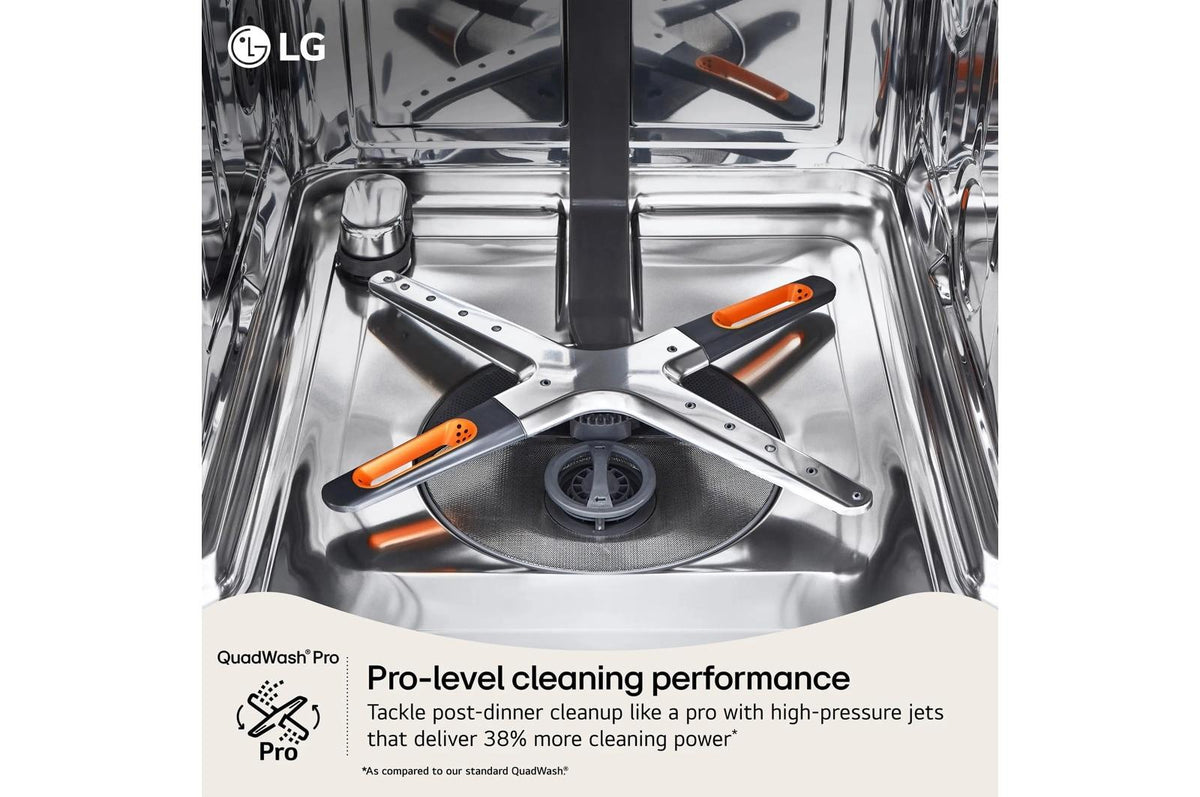 Smart FlushFit™ Top Control Dishwasher with 1-Hour Wash & Dry, QuadWash® Pro, and Dynamic Heat Dry™ w/AutoVent Dry™
