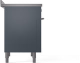 Professional Plus II 36 Inch Electric Freestanding Range in Blue Grey with Trim
