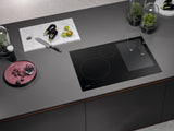 KM 7735 FL - 30-inch induction cooktop, operated with its own controls with PowerFlex cooking area for maximum performance