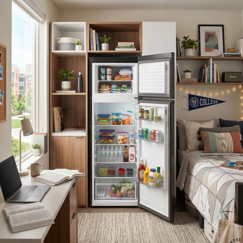 Element 21.3 in. 7.4 cu. ft. Compact Top Freezer Refrigerator - Stainless Steel