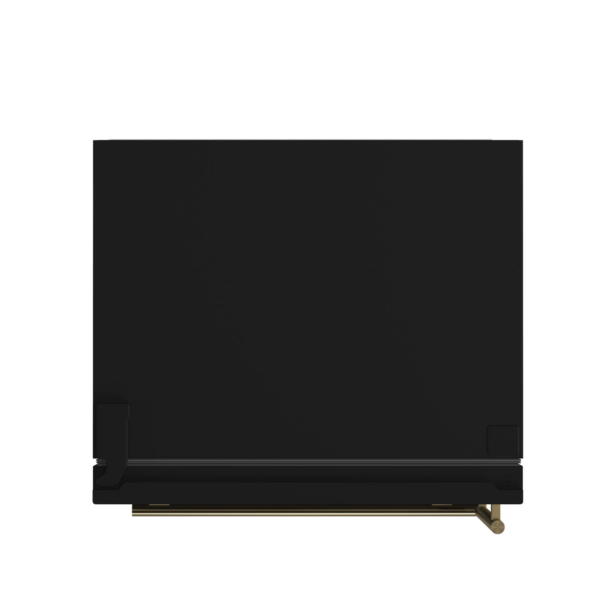 Forno Milano 2-Piece 62-Inch Freestanding Dual Bottom Freezer Refrigerator in Black - 34.4 cu.ft, Touch Control, Ice Maker