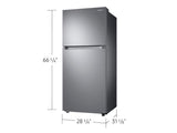 18 cu. ft. Top Freezer Refrigerator with FlexZone™ and Ice Maker in Stainless Steel