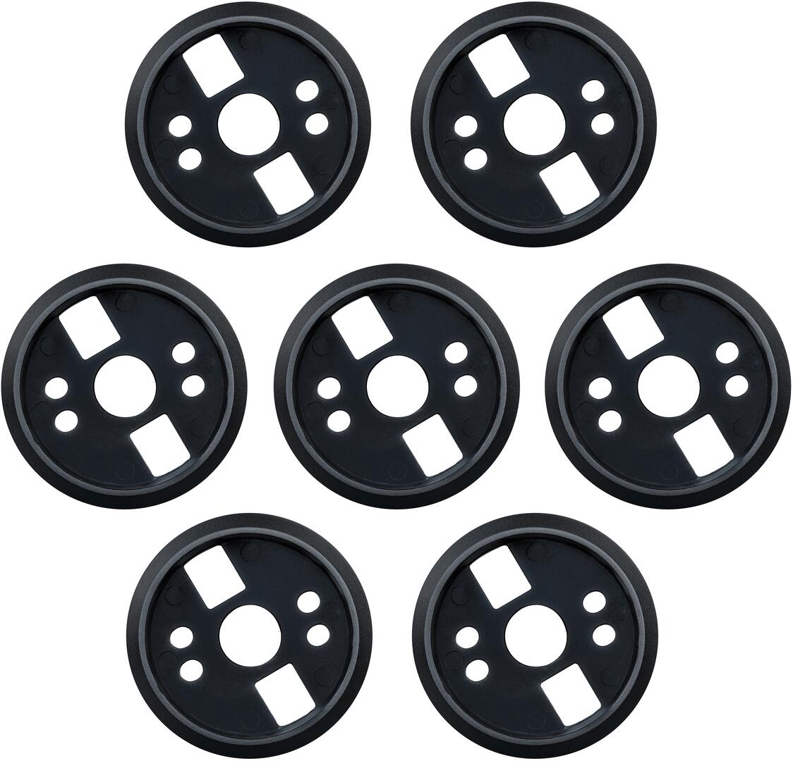 FGR366BBB22 36" All Gas Freestanding Range in Black with Black Knob Kit Set and Black Bezel Kit Set