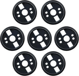 FGR366BBB22 36" All Gas Freestanding Range in Black with Black Knob Kit Set and Black Bezel Kit Set
