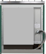 Majestic II 30 Inch Dual Fuel Liquid Propane Freestanding Range in Emerald Green with Bronze Trim