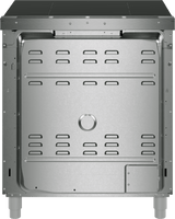800 Series, Induction freestanding range cooker, Stainless steel