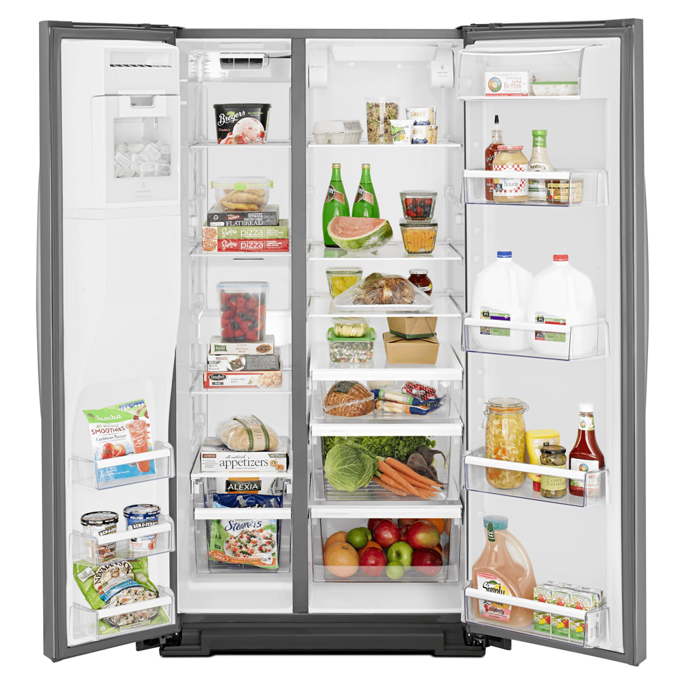 36-inch Wide Side-by-Side Refrigerator with Temperature Control - 26 cu. ft.