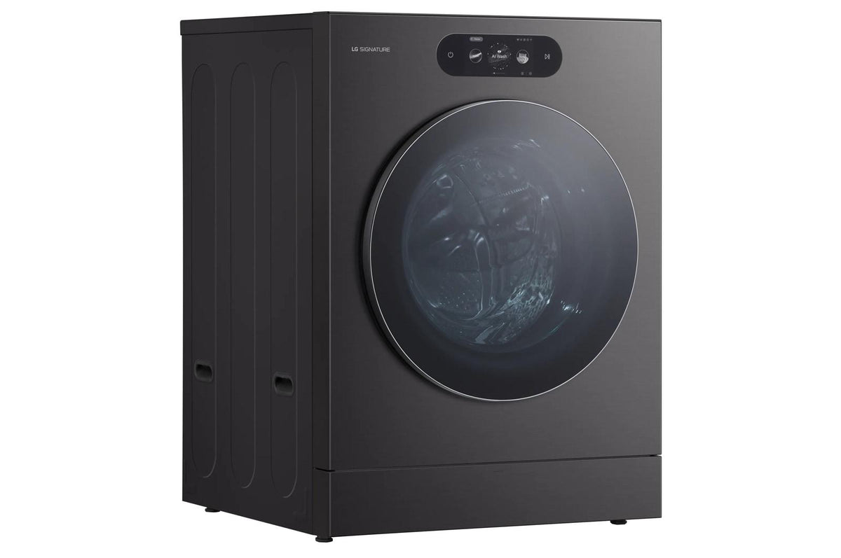 LG SIGNATURE 5.8 cu. ft. Mega Capacity Smart Front Load Washer with Built-In Intelligence, TurboWash® 360(degree), ezDispense® and Touch LCD Control