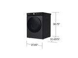 Bespoke 7.6 cu. ft. Ultra Capacity Electric Dryer with Super Speed Dry and AI Smart Dial in Brushed Black