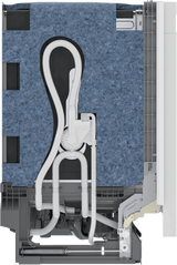 100 Plus Dishwasher 24" White