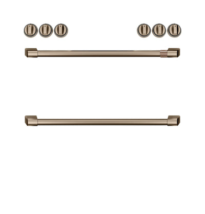 Café™ Front Control Electric Knobs and Handles - Brushed Bronze