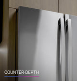 GE Profile™ ENERGY STAR® 23.2 Cu. Ft. Smart Counter-Depth Fingerprint Resistant 4-Door French-Door Refrigerator