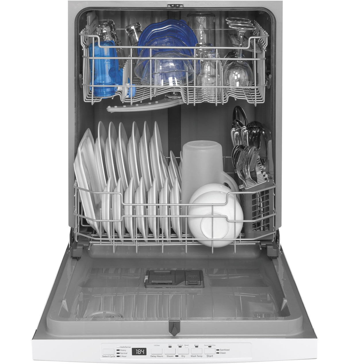 GE® ENERGY STAR® Top Control with Plastic Interior Dishwasher with Sanitize Cycle & Dry Boost