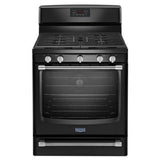 Black Maytag® Gas Freestanding Range with Convection Oven - 5.8 cu. ft.