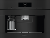 CVA 7845 Obsidian black - Built-in coffee machine with DirectWater Perfectly combinable design with CoffeeSelect + AutoDescale for highest demands.