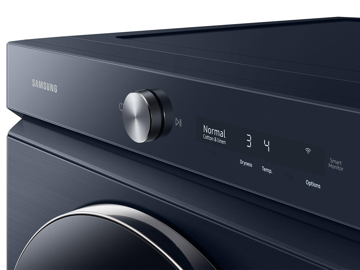 Bespoke 7.6 cu. ft. Ultra Capacity Gas Dryer with AI Optimal Dry and Super Speed Dry in Brushed Navy