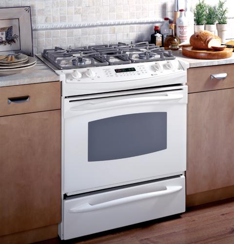 GE Profile 30" Slide-In Gas Range