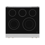 30 Inch Professional Electric Range With Tilt Panel Touch Control In Stainless Steel/bronze  Gordon Ramsay Series