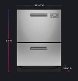 GE Profile™ Dishwasher Double Drawer