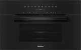H 7270 BM Obsidian black - 30" compact speed oven in a perfectly combinable design with automatic programs and combi modes.