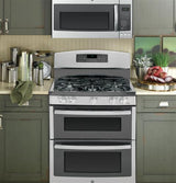 GE® 30" Free-Standing Gas Double Oven Range