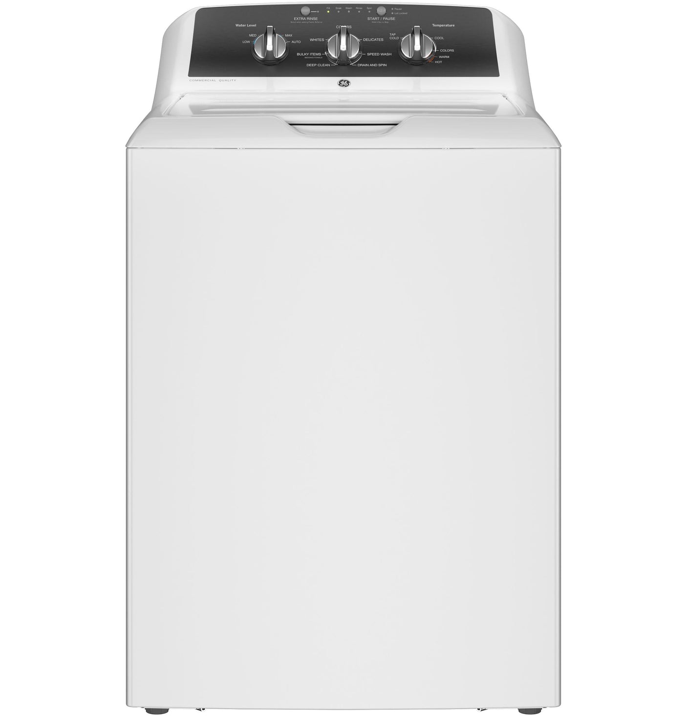 GE® 4.3 cu. ft. Capacity Washer with Stainless Steel Basket,5-yr Limited Warranty&#x200B;