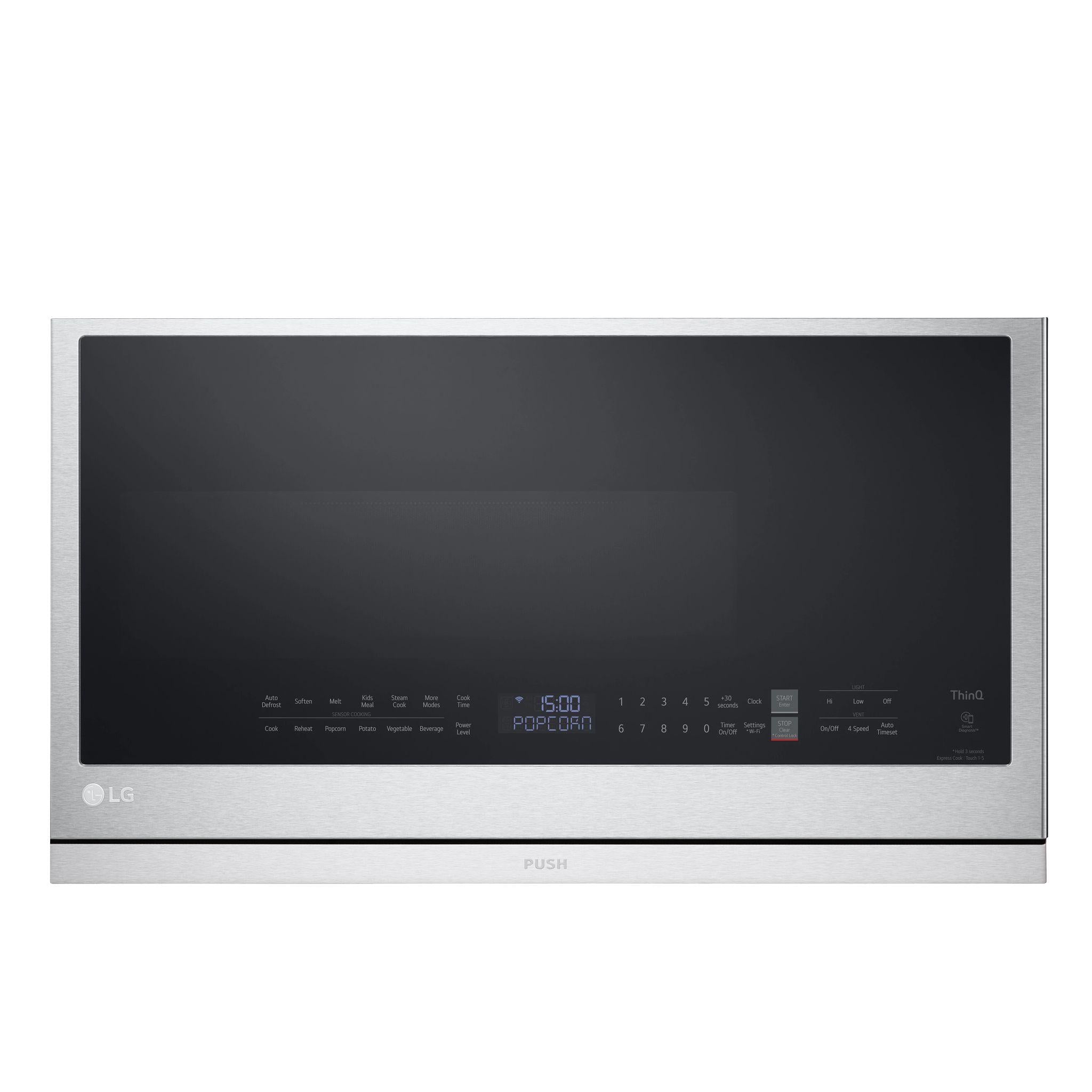 2.1 cu. ft. Smart Over-the-Range Microwave with ExtendaVent®2.0 & EasyClean®