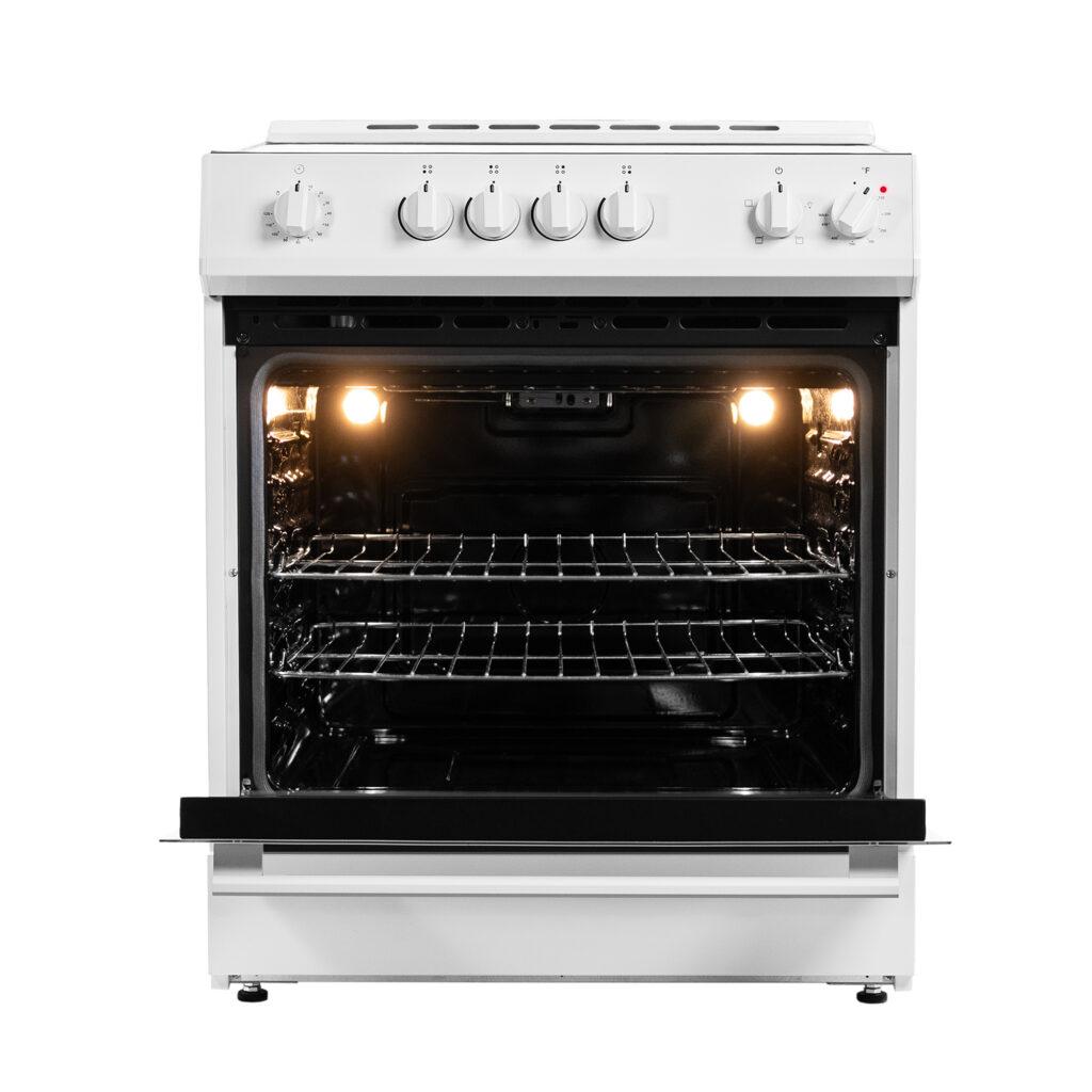 Danby 30 Slide in Smooth Top Electric Range with Knob Controls in White