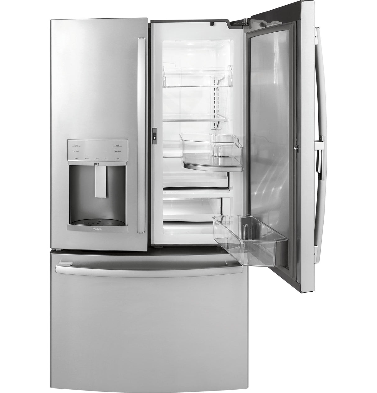 GE Profile™ Series 22.1 Cu. Ft. Counter-Depth French-Door Refrigerator with Door In Door and Hands-Free AutoFill