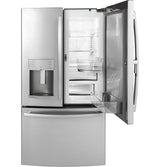 GE Profile™ Series 22.1 Cu. Ft. Counter-Depth French-Door Refrigerator with Door In Door and Hands-Free AutoFill