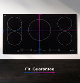GE Profile™ ENERGY STAR® 36" Built-In Touch Control Induction Cooktop