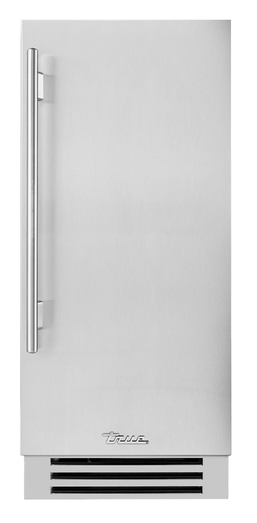 15 Inch Solid Stainless Door Right Hinge Clear Ice Machine - Stainless Steel Finish, Stainless Steel Hardware