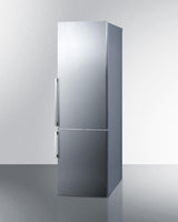 Frost-free Bottom Freezer Refrigerator In Stainless Steel With Factory Installed 8 Lb. Icemaker and Digital Controls