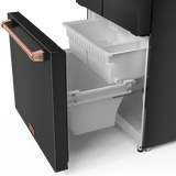 30 Inch 17.5 Cu Ft French Door Counter Depth Refrigerator With Ice Maker In Black/rose Gold  Gordon Ramsay Series