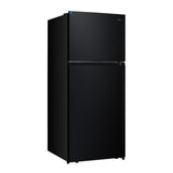 Verona VEFTF2817RBK 28 inch Top Freezer Refrigerator with 17.6 cu. ft. Total Capacity, Reversible Doors, Recessed Handle, Energy Star (Black)