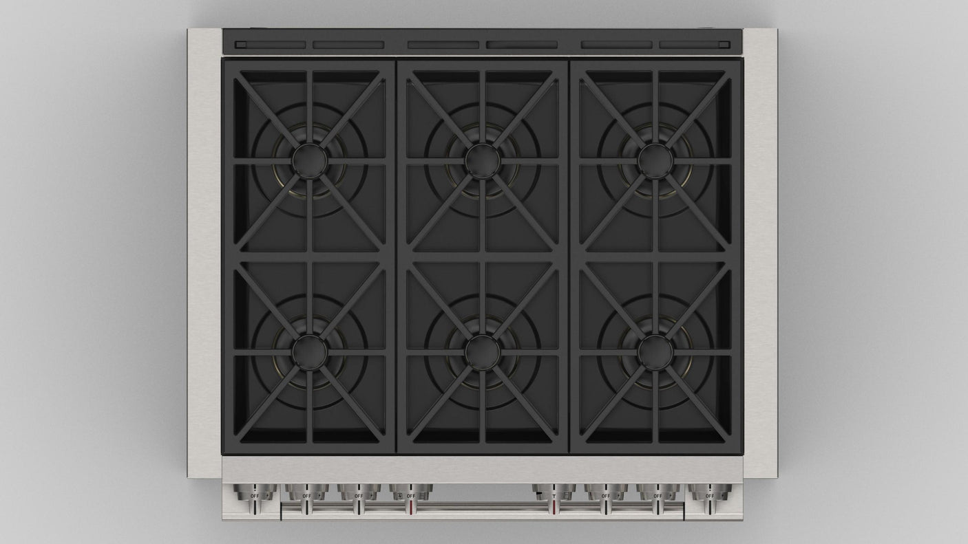 36" DUAL FUEL PRO RANGE