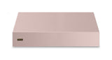 48"W. 18"H. Wall Hood (Finish: Blush, Trim: Brushed Brass)