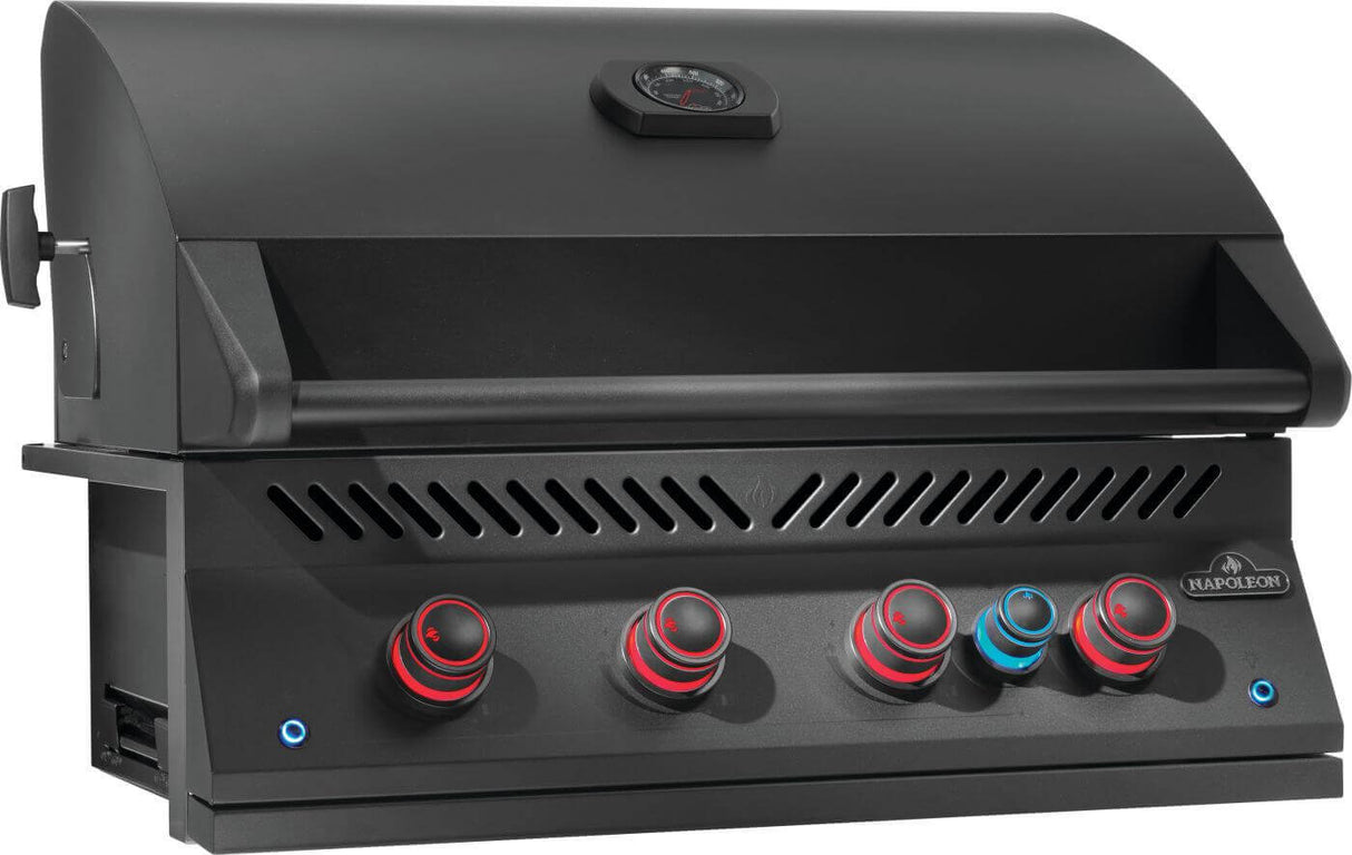Built-In 700 Series 32 with Infrared Rear Burner , Natural Gas, Matte/Matt Black